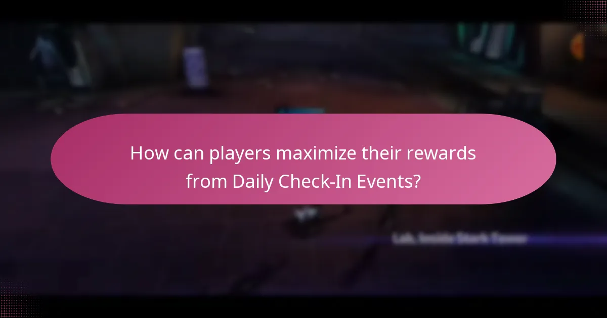 What special rewards can players earn from Daily Check-In Events?