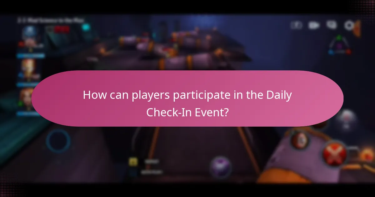 What special items can players earn from the Daily Check-In Event?