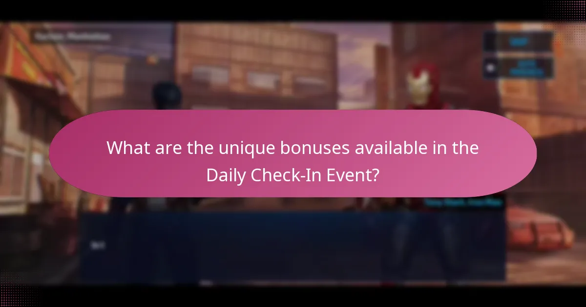 What upgrade materials are included in the Daily Check-In Event?