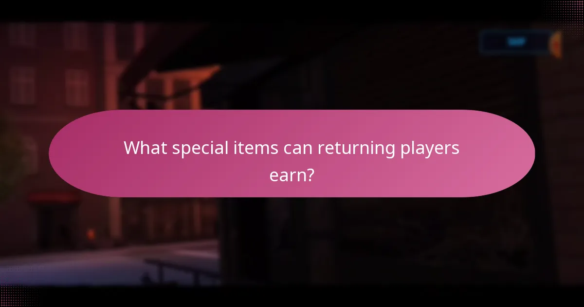 Who qualifies as a returning player for rewards?